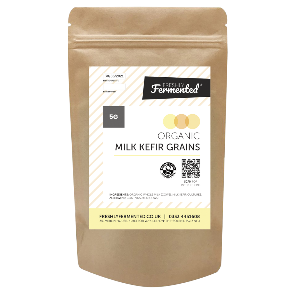 Organic Milk Kefir Grains, UKAS Lab Tested