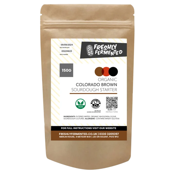 Organic Colorado Brown Sourdough Starter