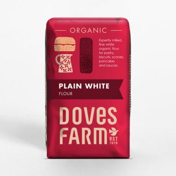 Doves Farm Organic Plain White Flour - 1kg