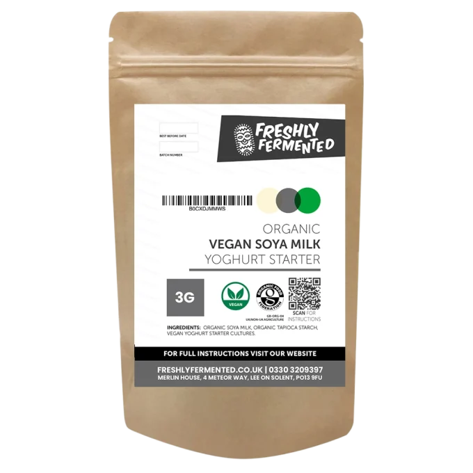 Organic Vegan Soya Milk Yoghurt Starter