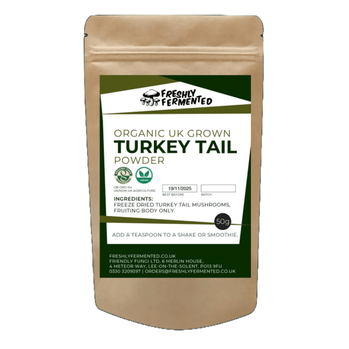 Organic Turkey Tail Powder | Grown in the UK | (50g)
